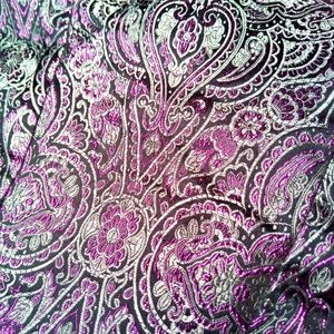 Handmade Corset GORGEOUS shiny Paisley
